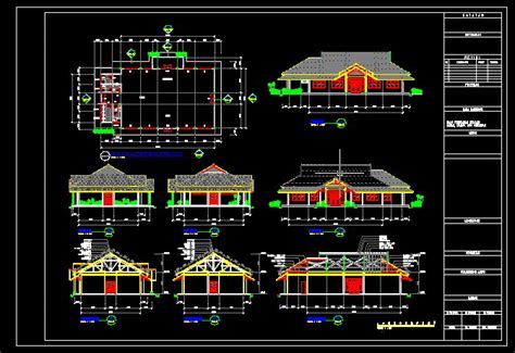 Detail Gambar Autocad Desain Gedung Serbaguna Koleksi Nomer 30