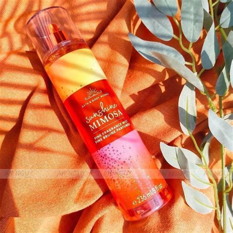 Xịt Thơm Bath Body Works Sunshine Mimosa Fine Fragrance Mist Hương