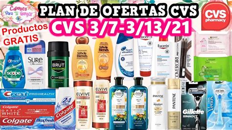 Plan De Ofertas CVS 3 7 21 Al 3 13 21 MUCHOS PRODUCTOS GRATIS Y