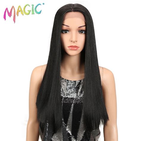 Magic Hair 20inch Synthetic Straight Hair Lace Front Wig Natural