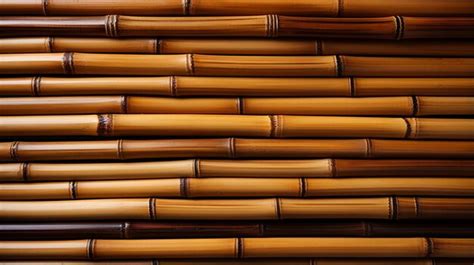 Premium AI Image Bamboo Mat Texture Background