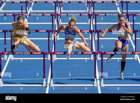 Roma Italien Juni Italiens Elena Carraro Tritt An M Huddles