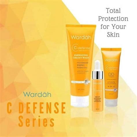 Wardah C Defense Series Kesehatan Kecantikan Kulit Sabun Tubuh