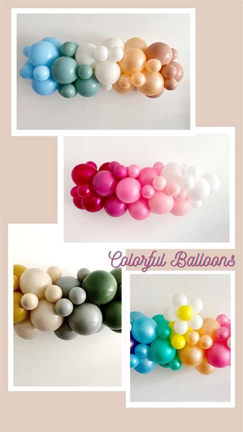 Colorful Ballon Garland | Party Decor | Party Ideas | | Balloon garland ...