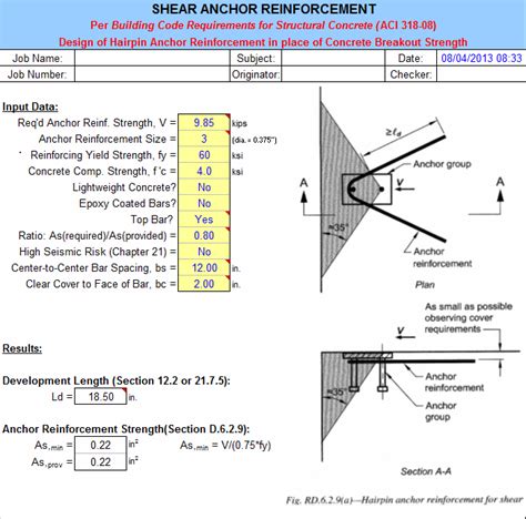 Anchor Bolt Design As Per Aci 318 : Tension is equally distributed among all anchors.