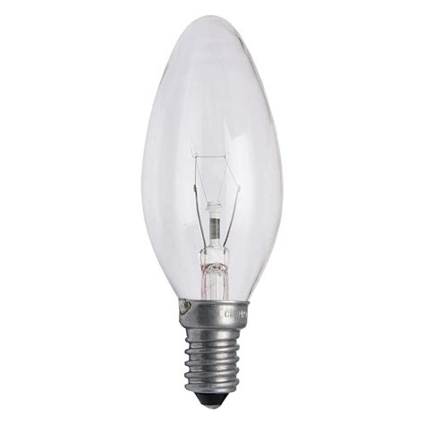 60w Clear Candle Bulb SES Pack of 2 – Electrical Heaven