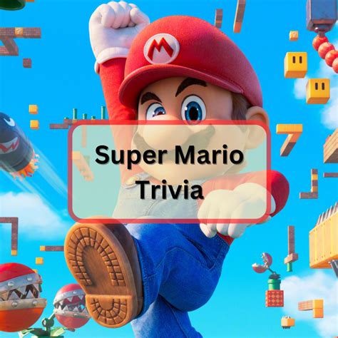 iconic super mario trivia questions  answers  trivia