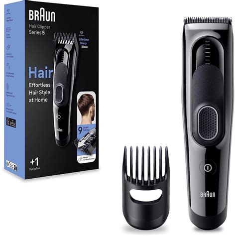 Braun Series Hc Cortapelos Inal Mbrico Peine Negro