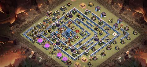 Best Anti 3 Stars War Base Th12 With Link Anti Air Electro Dragon Town Hall Level 12 Cwl