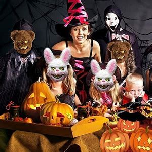 Jual Topeng Cosplay Beruang Kelinci Scary Bloody Rabit Bear Mengerikan