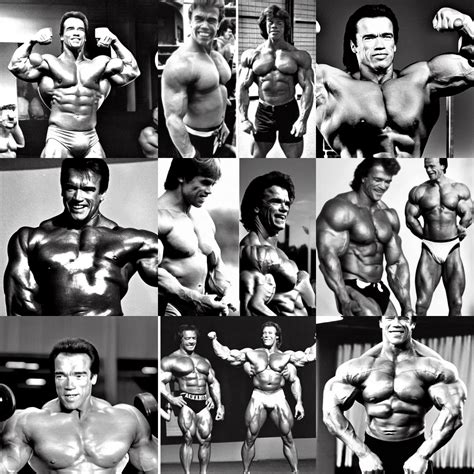 Arnold Schwarzenegger Bodybuilding Pumping Iron Stable Diffusion