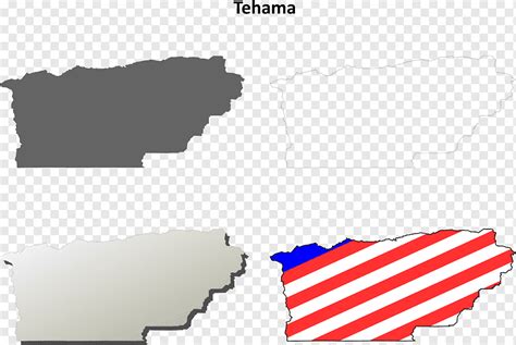 Conjunto De Mapas De Contorno Del Condado De Tehama California Png