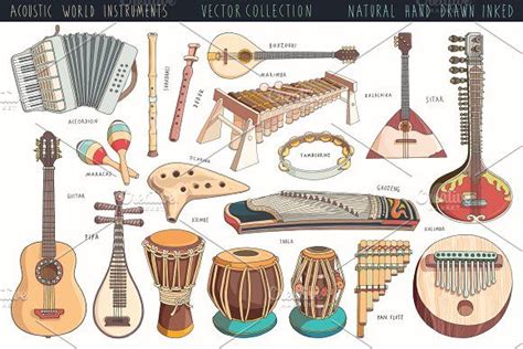 World Musical Instruments Pack | Reggae instruments, Musicals, Musical ...