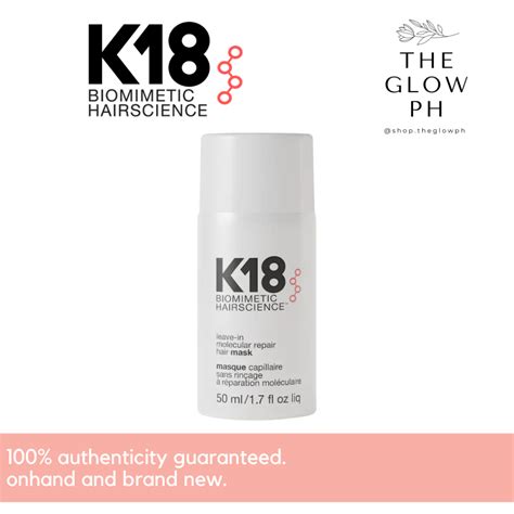 K18 Biomimetic Hairscience Leave In Molecular Repair Hair Mask The Glow Ph Shopee Philippines