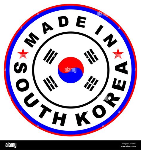 Made in korea label hi-res stock photography and images - Alamy