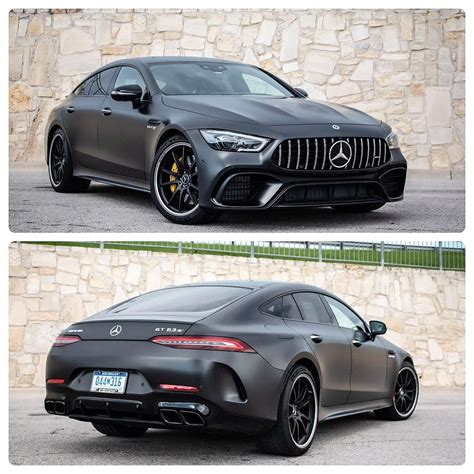 Mercedes AMG GT Coupé 4-door 😎 All new Matte Black covered. # ...