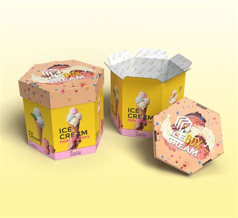 Custom Ice Cream Boxes — Bakery Packaging Rcb