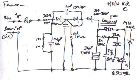 Circuit Diagram Electric Fence Energiser