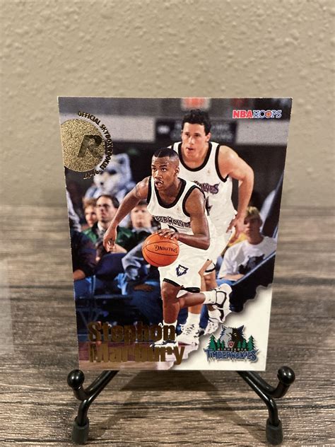 Stephon Marbury Rookie Timberwolves RC 1996 97 SkyBox NBA Hoops