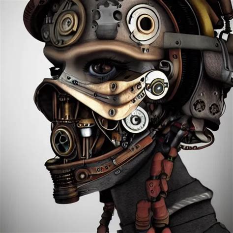 Photorealistic Portrait Of A Steampunk Cyborg Stable Diffusion OpenArt