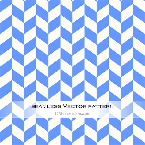 Blue Chevron Pattern Vector