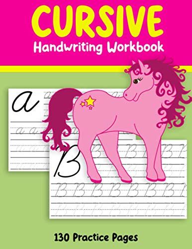 Cursive Handwriting Workbook Practice Pages Handwriting Practice