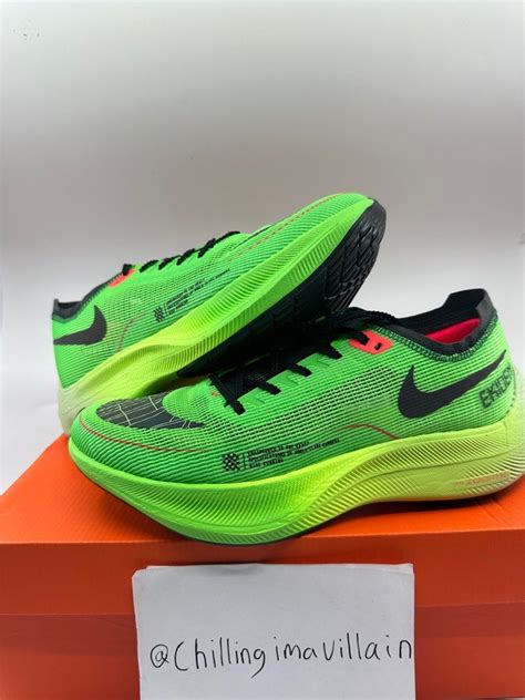 Nike Zoomx Vaporfly Next Ekiden Zoom Pack Scream Green Bright Crimson