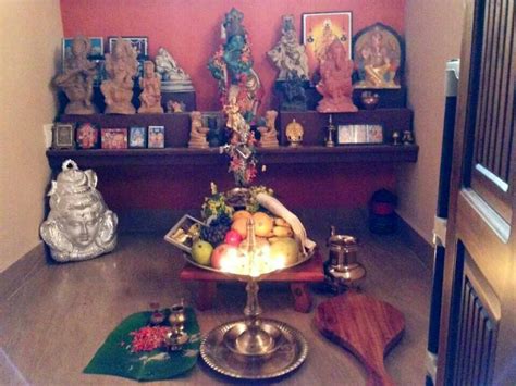 Vishu Kani | Pooja room design, Pooja rooms, Vishu