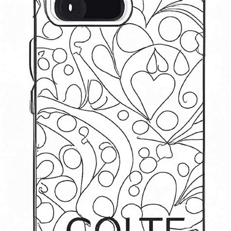Desenhos Para Copiar No Celular - 40+ Desenhos de Capinha de Celular para Imprimir e Colorir/Pintar