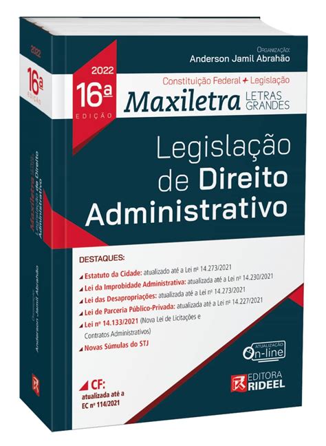 Legislação de Direito Administrativo Coleção Maxiletra 16ª Edição