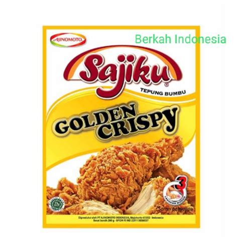 Jual Ajinomoto Tepung Bumbu Sajiku Golden Crispy G Shopee Indonesia