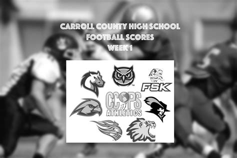 Carroll County High School Football Scores - Week 1 - Carroll County ...