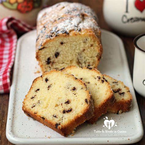 Plumcake Alla Ricotta E Gocce Di Cioccolato Tutto Fa Brodo In Cucina