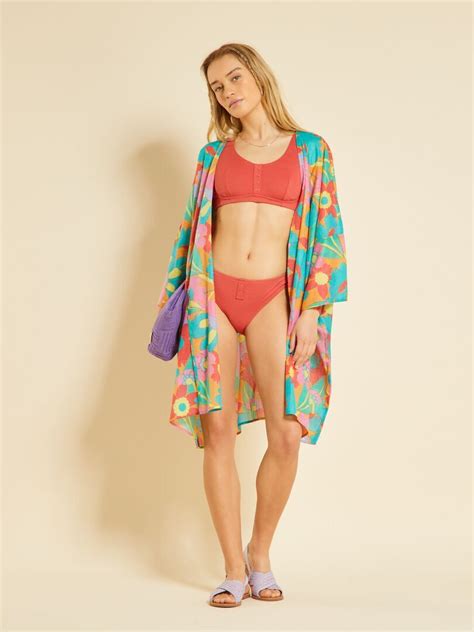 Braguita De Bikini Nido De Abeja Rojo Frambuesa Kiabi