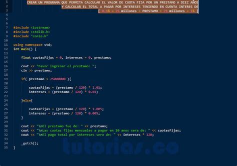 Sentencia If Else Visual C Cuotas Fijas Tutorias Co