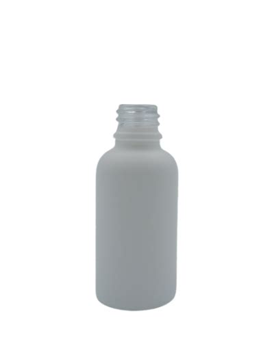 30ml Matte White Glass Bottles Rapid Labs