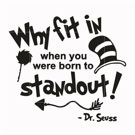 Dr Seuss Svg Bundle Funny Dr Seuss Quote Svg Dr Seuss Svg Inspire Uplift