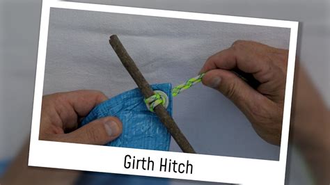 Use A Girth Hitch To Secure Your Emergency Shelter Youtube