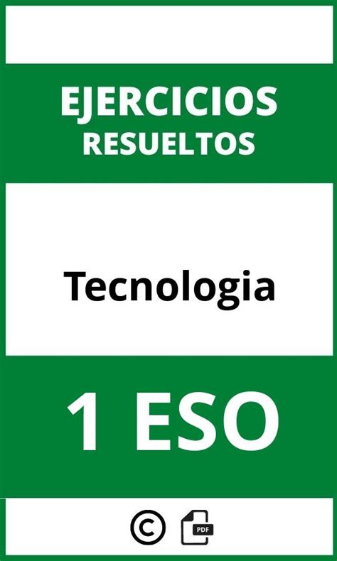 Ejercicios De Tecnologia Eso Pdf