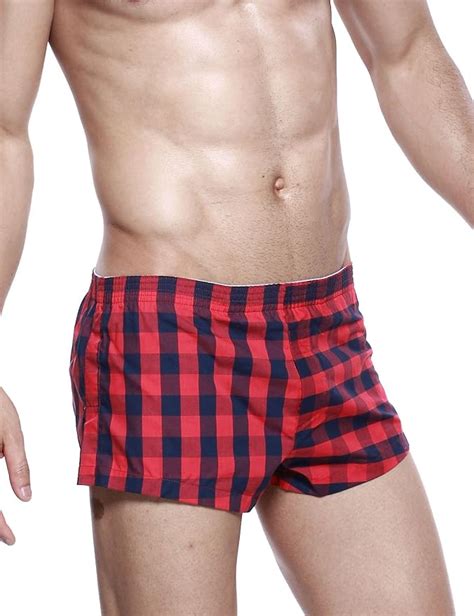 Seobean Men S Low Rise Trunk Boxer Brief Shorts Lounge Underwear At