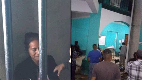 VIDEO pobladores encarcelan a alcaldesa de Asunción Ocotlán la acusan