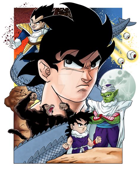 Dragon Ball Z: The Saiyan Saga (Link Below) by stinson627 on DeviantArt