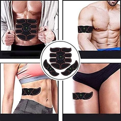 Kit De Electrostimulare EMS Smart Fitness Cu 3 Pad Uri 6 Programe