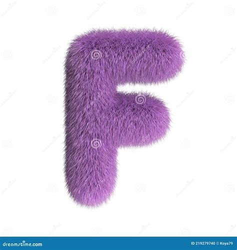 Hairy Font Furry Alphabet 3d Rendering Number 3 Royalty Free