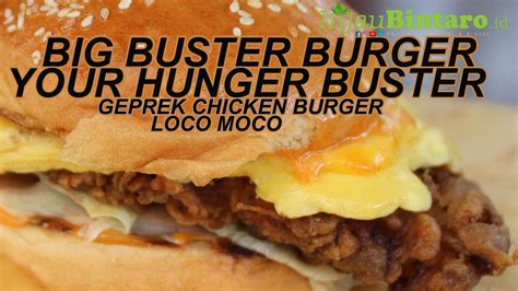 BIG BUSTER BURGER Bintaro Your Hunger Buster YouTube