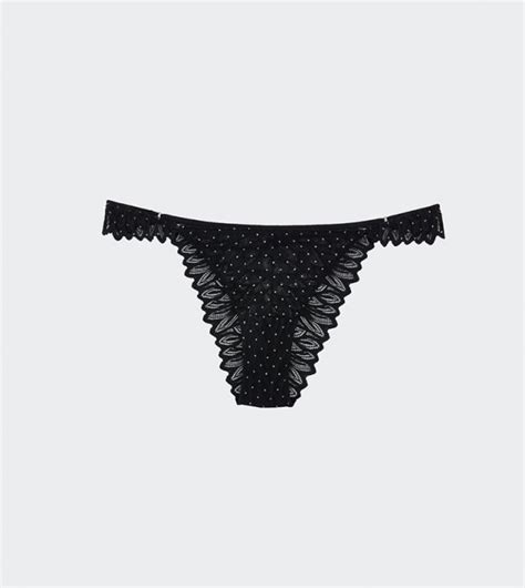 Buy LC Waikiki Lace Detail Bikini Brief In Black ThStreet UAE