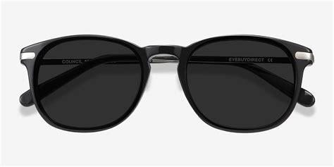 Council Oval Black Frame Sunglasses For Men Eyebuydirect