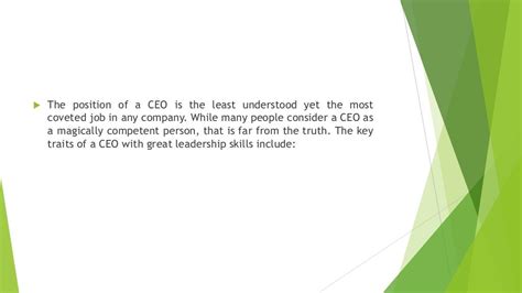 Key Traits That Define A CEO as A Great Leader