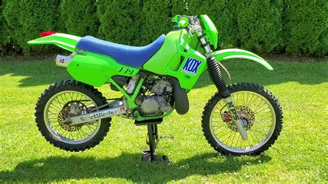 1989 Kawasaki Kdx 200 Review Vintage Youtube