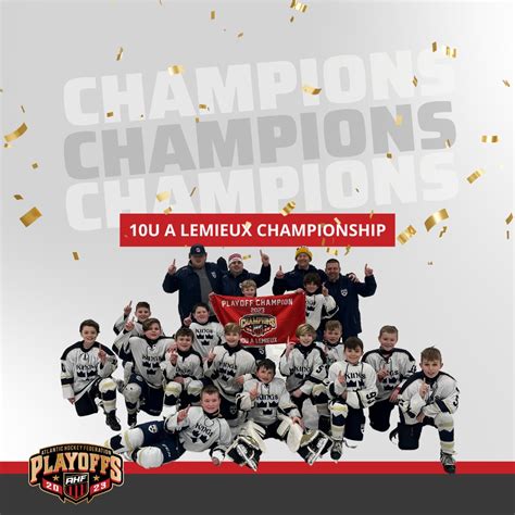 Playoffs Weekend 2 Champions - Atlantic Hockey Federation